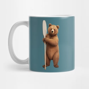 Rowing Kayaking bear Mug